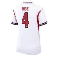 Stroje piłkarskie Anglia Declan Rice #4 Koszulka Podstawowej dla damskie MŚ 2026 Krótki Rękaw